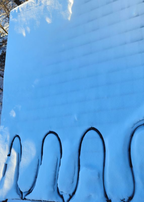 Heat Tape Installation detail