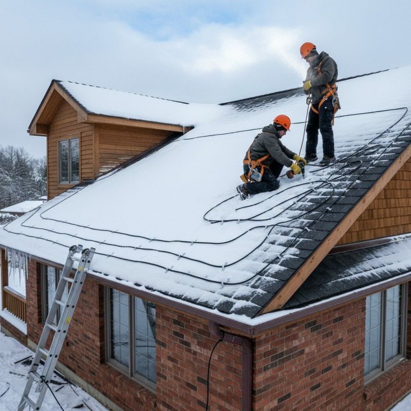 Ice Dam Removal detail