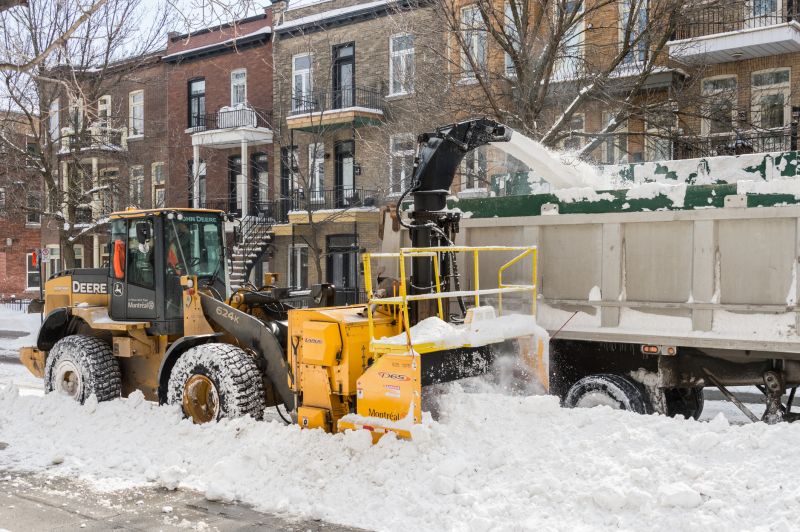 Parking Area Snow Removal detail