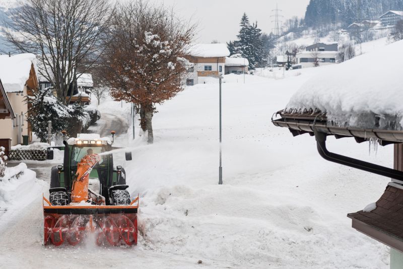 Parking Area Snow Removal detail