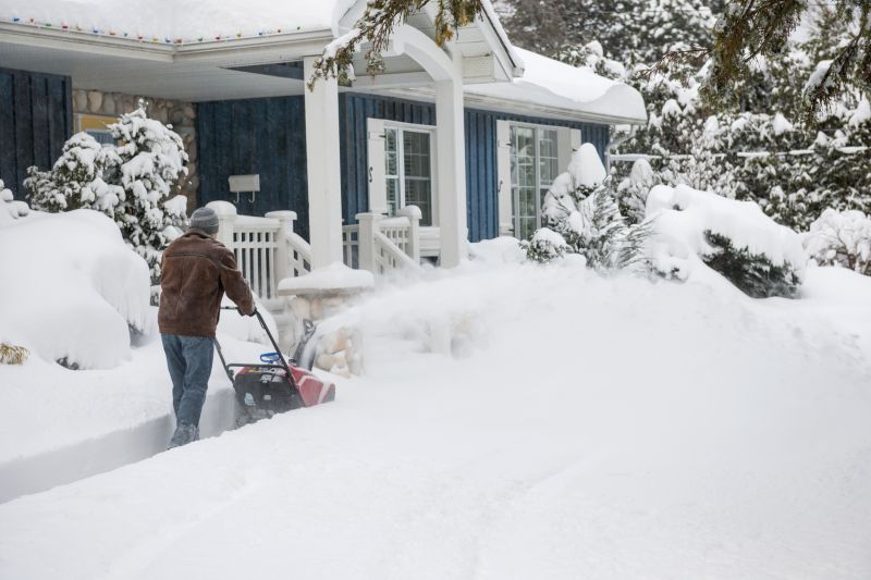 Residential Snow Plowing detail