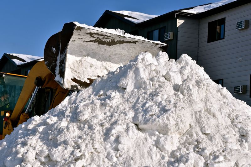 Residential Snow Plowing detail