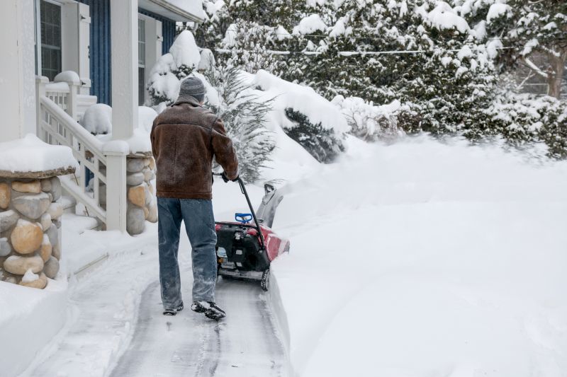 Residential Snow Plowing detail