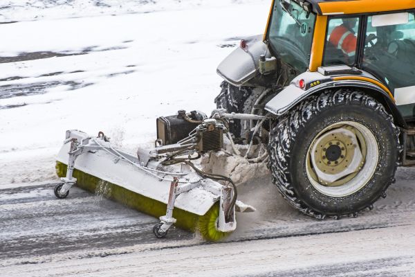 Road Snow Plowing in American Fork